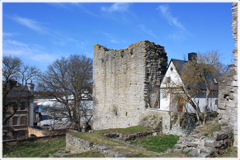 Visborgs slott, sydvstra hrnet
