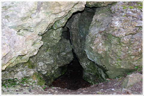 En grotta vid Krleksstigen