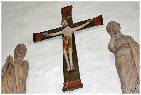 Krucifix i Bro kyrka p Gotland