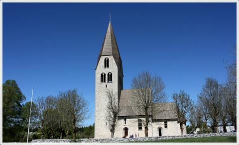 Gotland, Ganthem kyrka - foto: Bernt Enderborg