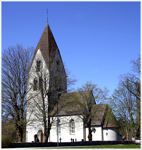 Gotland, Mästerby kyrka - foto: Bernt Enderborg