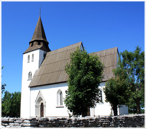 Gotland, Norrlanda kyrka - foto: Bernt Enderborg