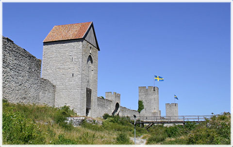 Gotland, Den unika ringmuren - foto: Bernt Enderborg