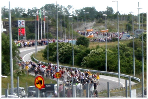 Gotland, Demonstrationen fr vgpris 2012 - foto: Bernt Enderborg