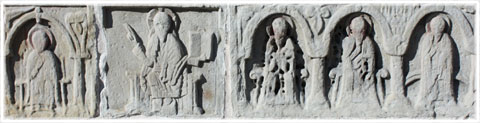 Reliefer, 1100-tal, Vamlingbo kyrka