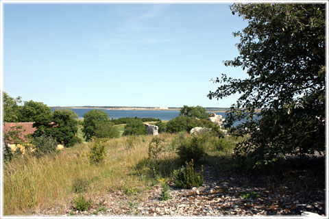 Utsikt vid Strandridaregrden Kyllaj i Hellvi