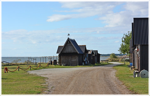 Gotland, Kalkugnskajen fiskeläge - foto: Bernt Enderborg