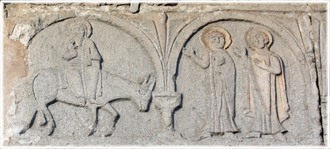 Bysantinsk fris p Vnge kyrka