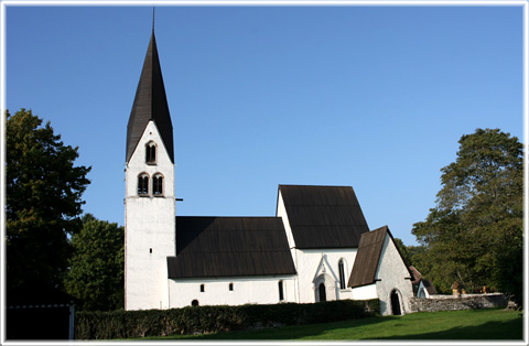 Lite mer om Garde kyrka - foto: Bernt Enderborg