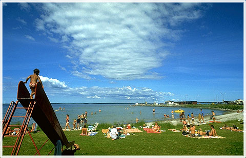 Gotland, Burgsviks bad - foto: Björn Pettersson